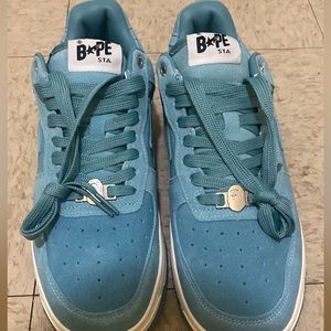 Bapesta blue Suede
